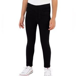 NWT Levi's Little Girls Adjustable Waistband Stretch Denim Jeggings Black Size 5